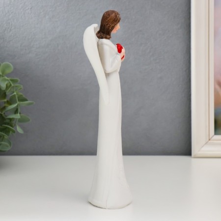 Souvenir Polystone "Angel-girl with a red heart" mix 25 cm-2