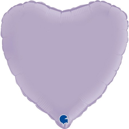 Foil ball 18 "Lilac satin", heart