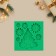 Silicone Mold for creativity "Happy New Year", 8 x 8 cm