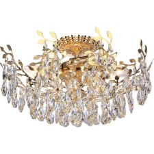 Ceiling chandelier Sofia 6xe14 40w, size 50x50x25 cm, color gold