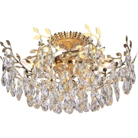 Ceiling chandelier Sofia 6xe14 40w, size 50x50x25 cm, color gold