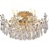 Ceiling chandelier Sofia 6xe14 40w, size 50x50x25 cm, color gold