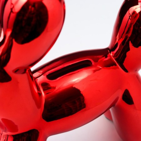 Piggy bank Ceramics "Air Ball - Dog" Red 21x7.5x22 cm-4