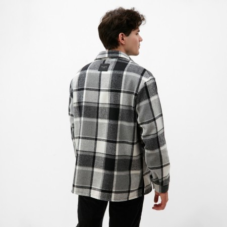 Male shirt in the MIST cage, size 52, black/white-4