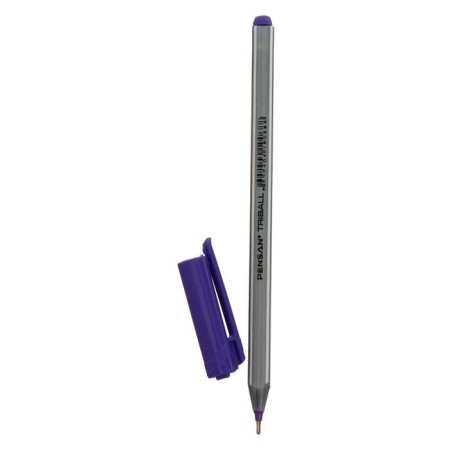 Balloon oil Pensan Triball, node-igla 1.0 mm, three-sided, violet ink violet-2