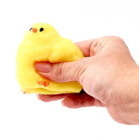 Squish anti -stress - Toy "Tsypa", with fluffy sprinkling-3