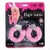 Handcuffs are carnival "list of naughty" fur, pink color