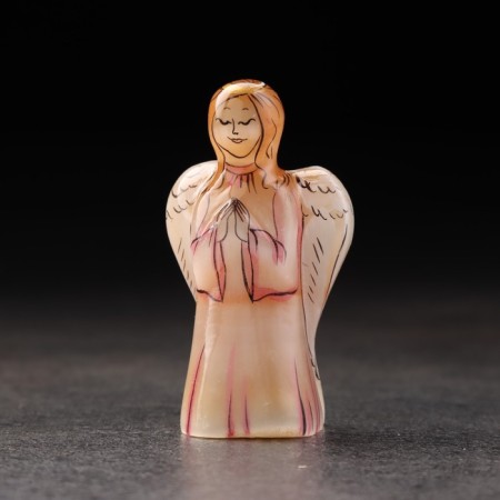 Souvenir "Angel", view 2, Selenite-1