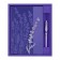 Set gift Escalada Diary A5 120 sheets, soft cover of artificial leather, foil embossing, pancake embossing, block 70 g/m2, lilac + pen + pen.