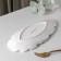 Ceramic serving dish "Rapsodia. Sheet ", 29 × 13 × 2 cm, white color