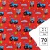 Glossy packaging paper, "Happy Birthday", Blue Tractor, 70x100 cm