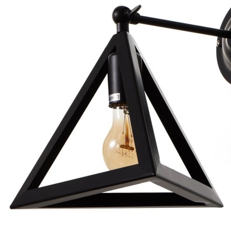 Sconces "Pyramid" 1HE27 40W Black 25x30x30 cm-7
