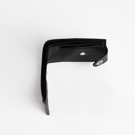 Male purse on a magnet, black color-3