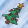 Stick for glass "Balls on the Christmas tree" 11x15.8 cm