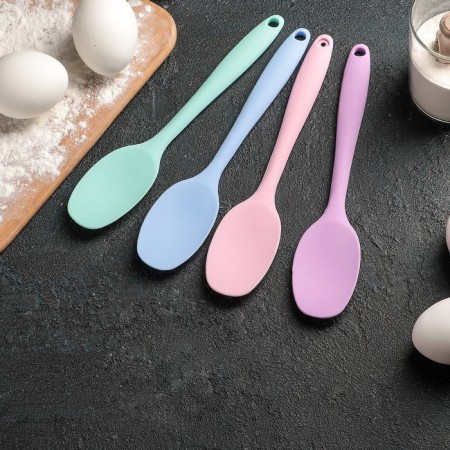 Spoon Garnish shade "Winfort", silicone, 20.7 cm, color mix-4