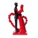 Polystone souvenir "newlyweds near the heart" Red-black 18.7x1.8x5.7 cm