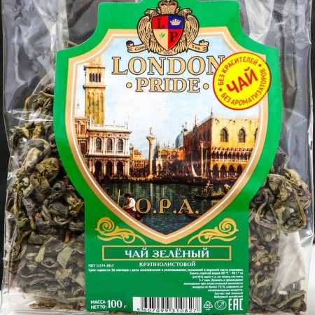 Tea London Pride "Green Big Kolistova", 100 g-1
