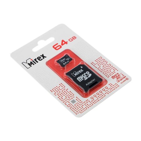 MIREX MICROSD memory map, 64 GB, SDXC, UHS-I, class 10, with an SD adapter-5
