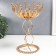 Summary Metal for 1 candle "Temporary loop with balls" gold 27x17x17 cm