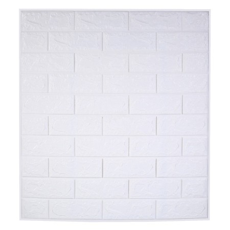 Self -adhesive PVC panel "White Brick" 77*70*0.2 cm-3