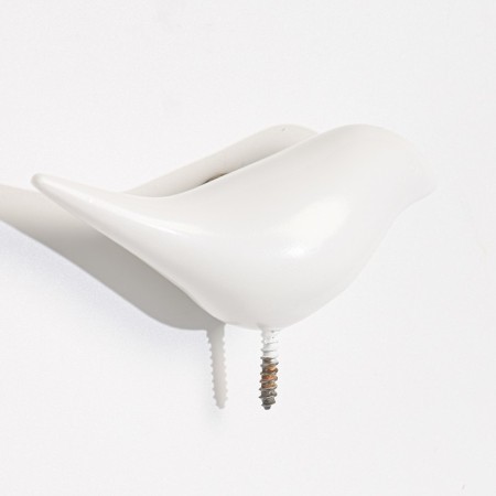 Nast-light decor "Bird" 13 x 4 cm, white-3