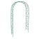 Sadovaya arch, collapsible, 240 × 120 × 36 cm, collapsible, metal, green