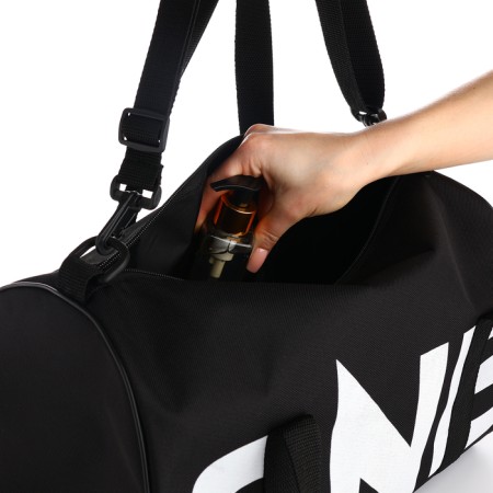 Female sports bag, textura, small size, black color-6