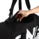 Female sports bag, textura, small size, black color