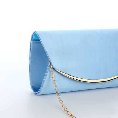 Women's bag on magnet, blue color-4