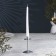 Bob Climber Metal for one candle, 7.4x12 cm, silver