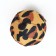 Textile ball "Leopard", 4 cm, mix of flowers
