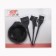 Staining set, 4 items, black color