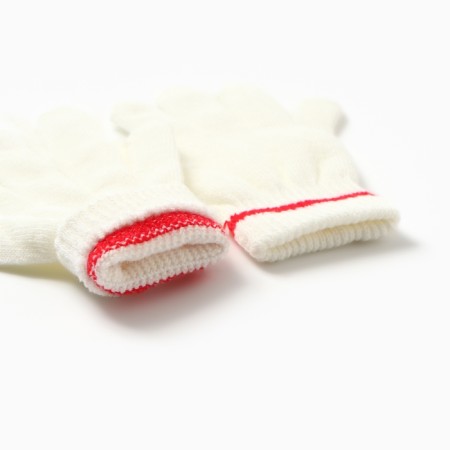 Children's gloves minku, milk color, 15 cm-2