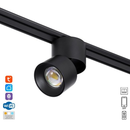 SLIM SLIM SLIM "Point" LED 5W 3000K-6000K 48V CRI90 Black 8x8x9.5cm