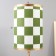 Board lamp "Chess style" E27 40W white-gold 14x14x40 cm Risalux
