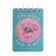 Notepad A7, 108 sheets on the crest Smart Journal, solid cover, block 80 g/sq.m, mix