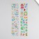Plastic sticker with gold stroke of "baby" mix 6.7x30.2 cm
