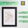 Photo frame Plastic "Mira" 15x21 cm, 650077-6 (plastic screen)