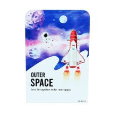 Book stands 2 pieces of space rocket