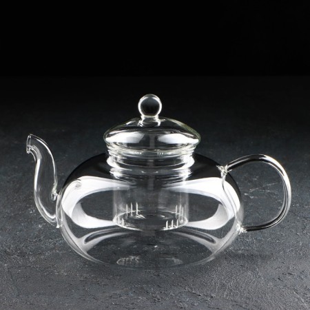 Hot kettle with glass sieve, 1.1 liters