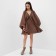 Women's dress MIST with a deep neckline river. 42, brown