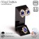 Earrings stand, ring, 4 × 4.5 × 9.5 cm, thickness 1.5 mm, black color, in a protective film