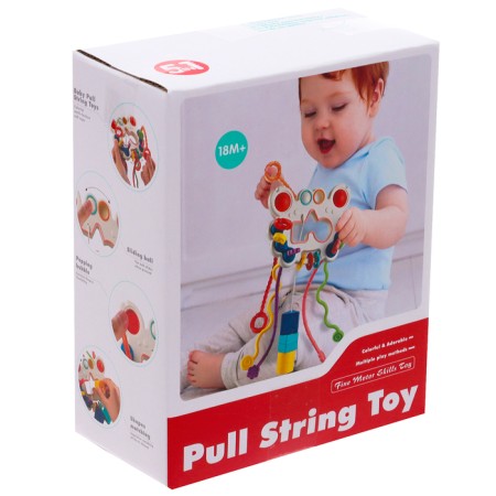 A toy developing "crab" for kids, a pulling with a sorter-12