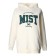 Women's sweatshirt with a hood Mist Old School size 48, Milk color