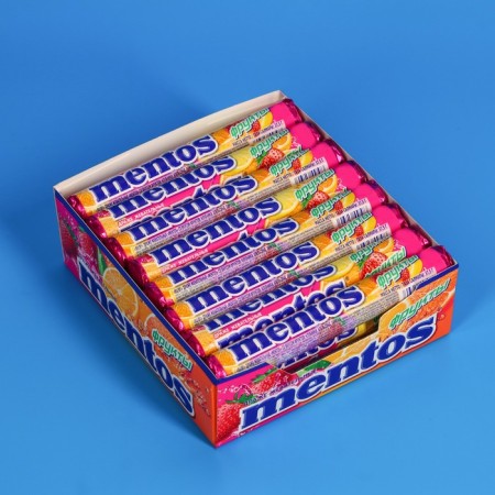 Chewing candy Mentos, fruits, 37 g-1