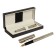 Gift feathers in the leatherette case, hull silver with gold