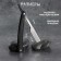 Dangerous razor, shavett, without blades, 16.5/24 × 2.5 × 1.3 cm, plastic, black/silver color