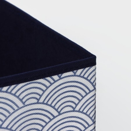 Stelly box for storage of the Dolyan "Wave", 29 × 29 × 18 cm, the color is blue-2