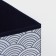 Stelly box for storage of the Dolyan "Wave", 29 × 29 × 18 cm, the color is blue