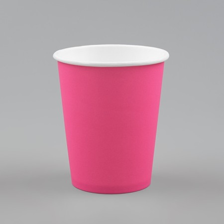 Paper glass "Pink" 250 ml, diameter 80 mm